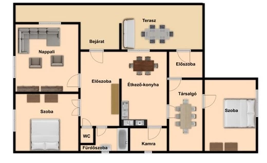 c3-1-name c2-1-name, Ráckeve, belváros