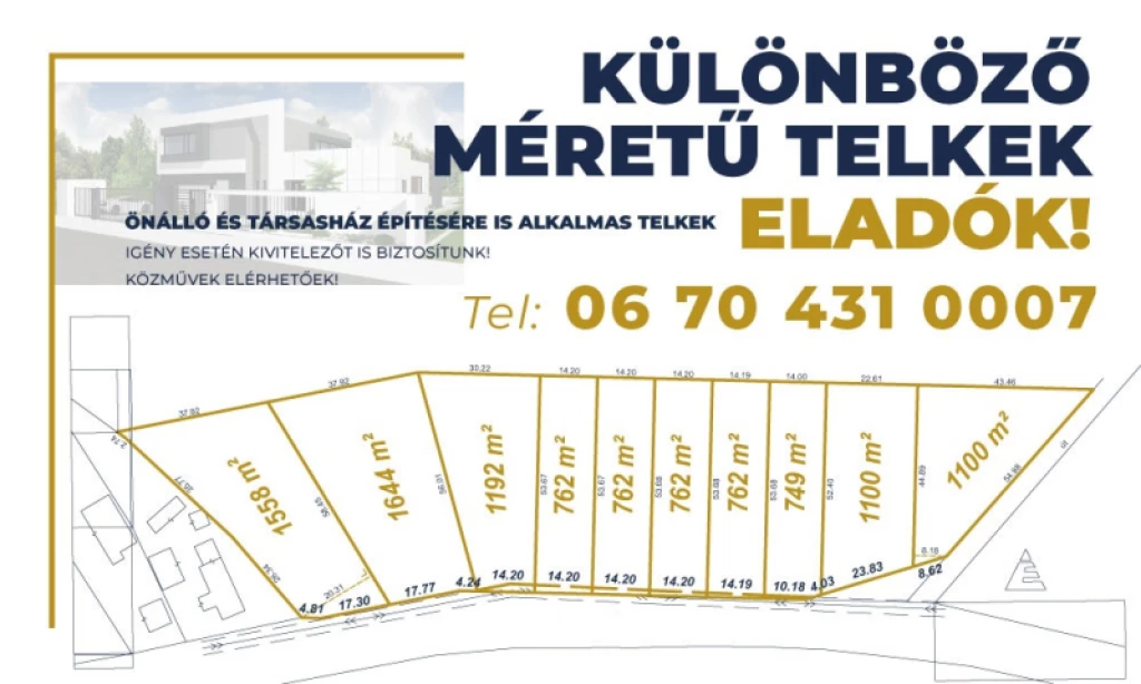 Eladó egyéb telek, Dabas