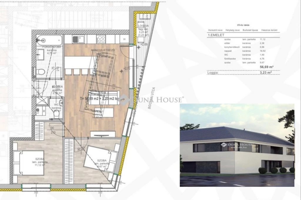 Újépítésű  60 nm-es lakás Hajdúszoboszlón