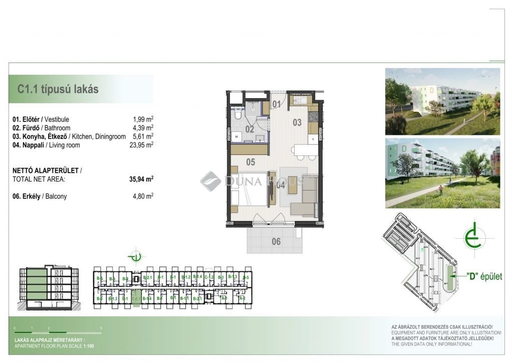 Homokkertben új építésű lakások