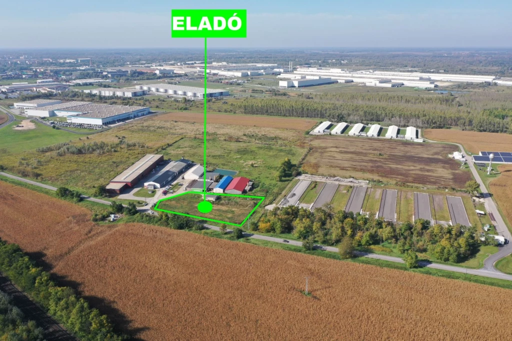 For sale industrial plot, Győr, Ipari Park