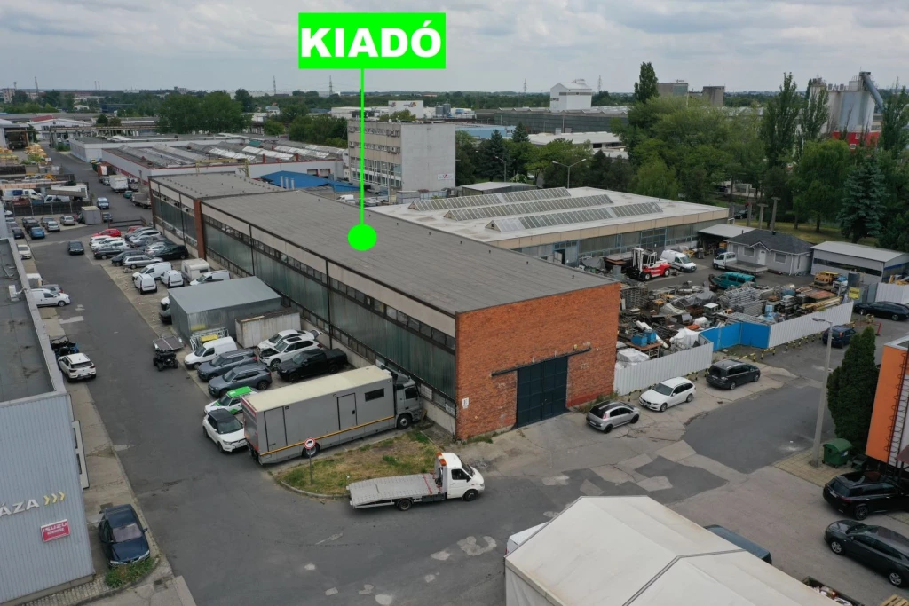 Kiadó raktár és iroda Győrben, az Integrál Parkban – 698 m2, azonnal költözhető!