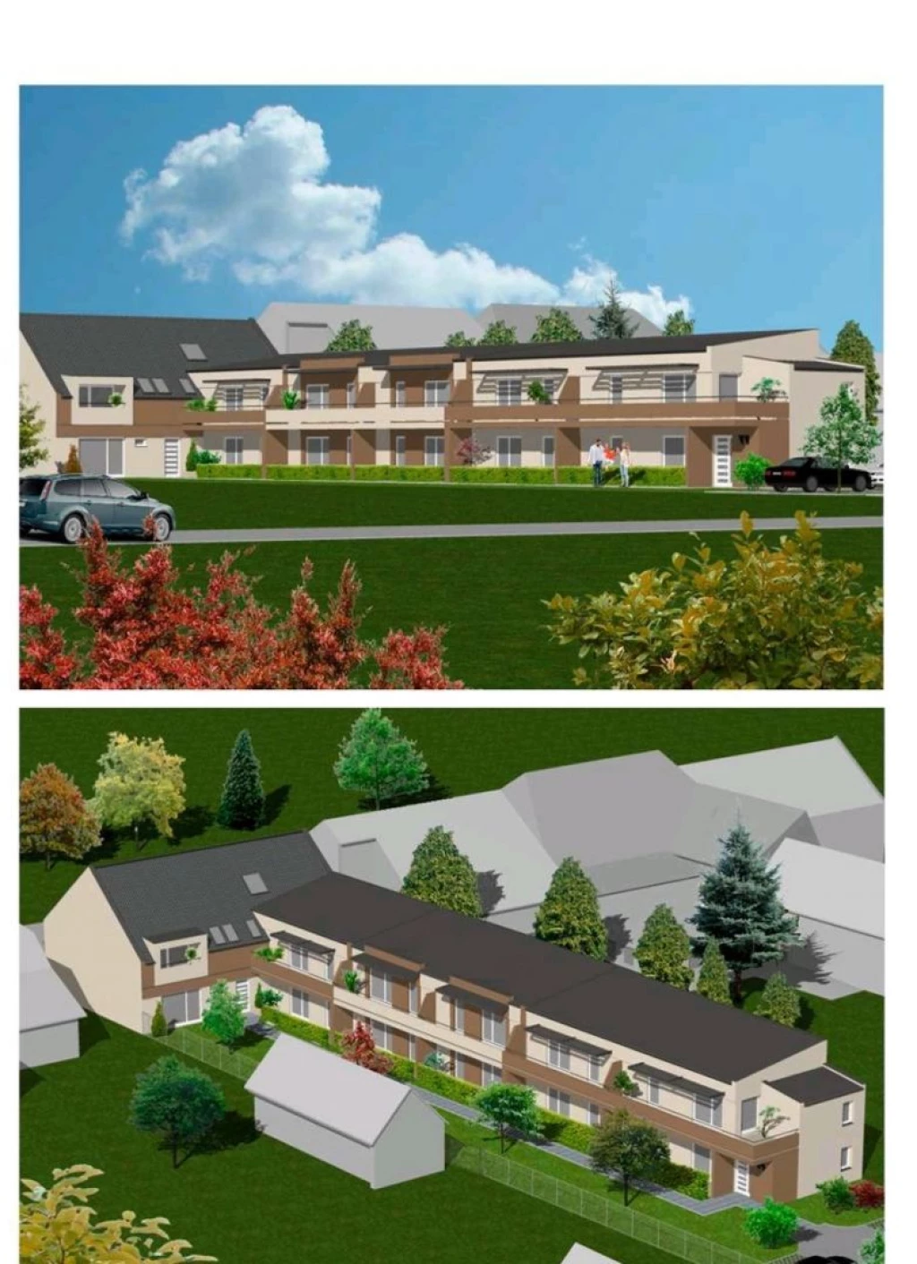 Jánossomorján 50m2-es újépítésű lakás eladó