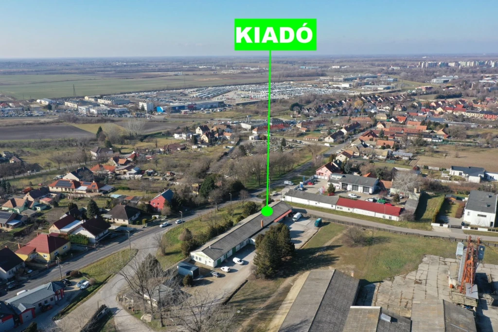 KIADÓ 266 M2-ES RAKTÁR, GYŐR-SZABADHEGYEN – M1 AUTÓPÁLYA 2 KM!