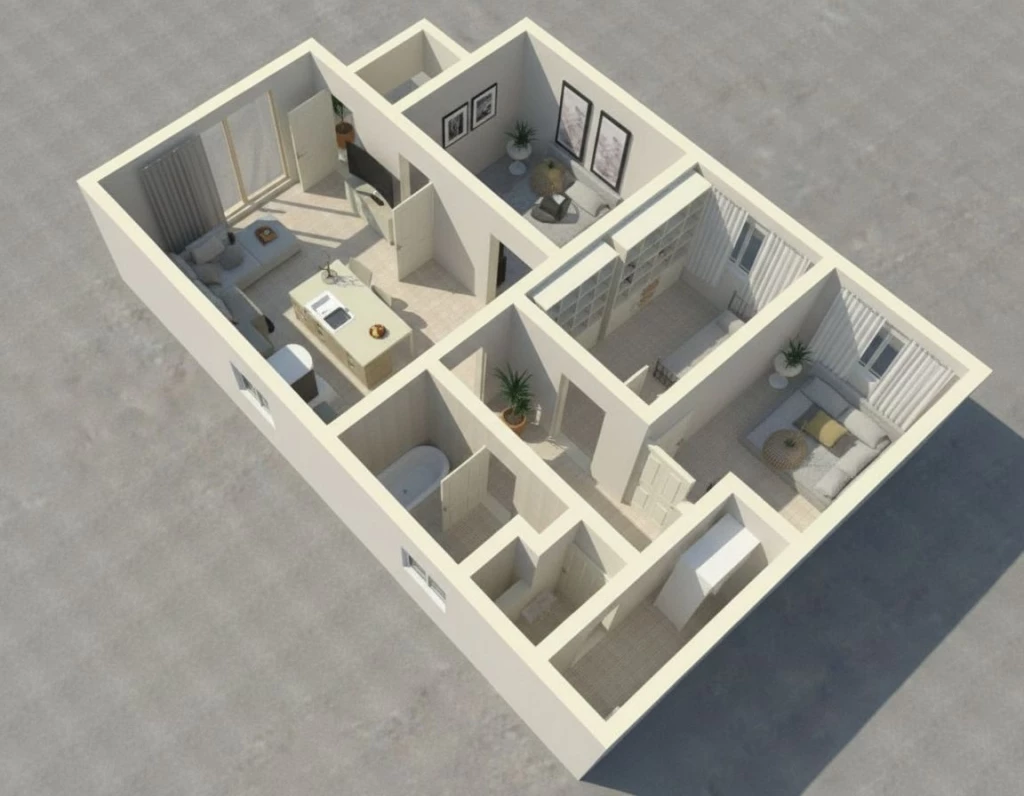 Eladó 83 m2 tégla lakás, Győr- Nádorváros