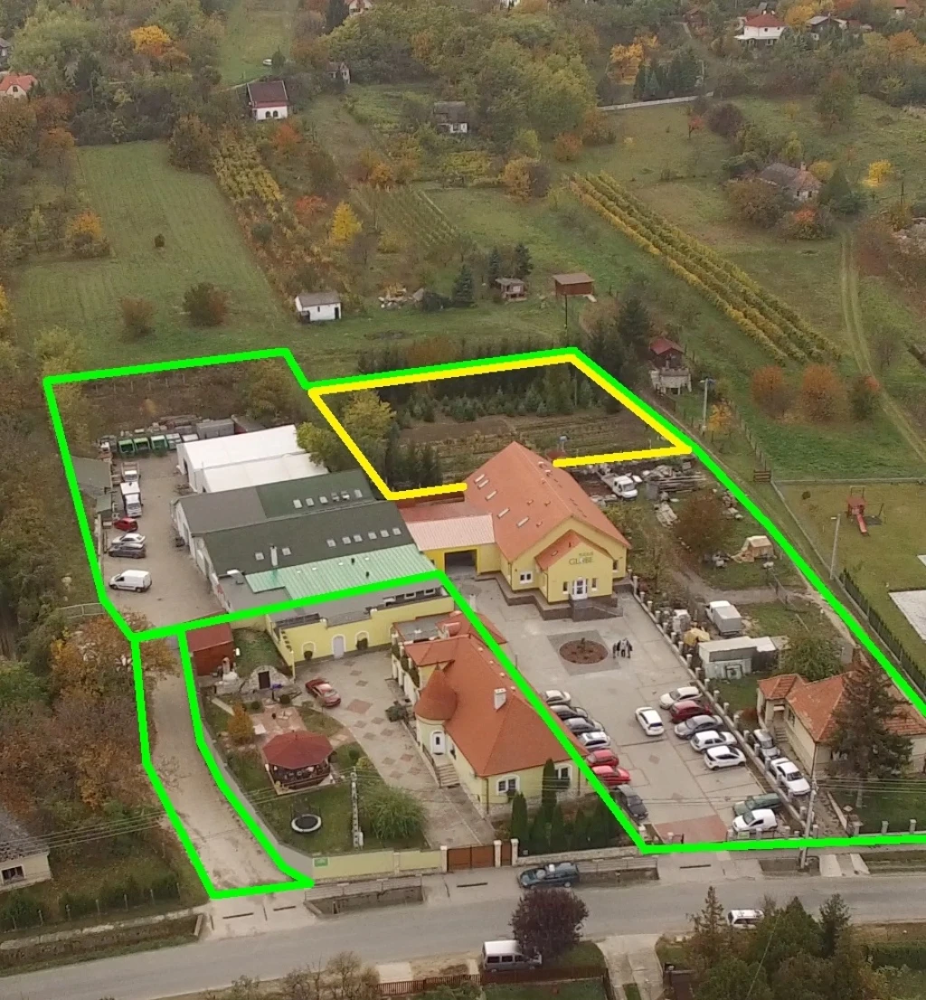 Győrújbaráton komplex ipari ingatlan eladó / kiadó – külön beépíthető telekkel!