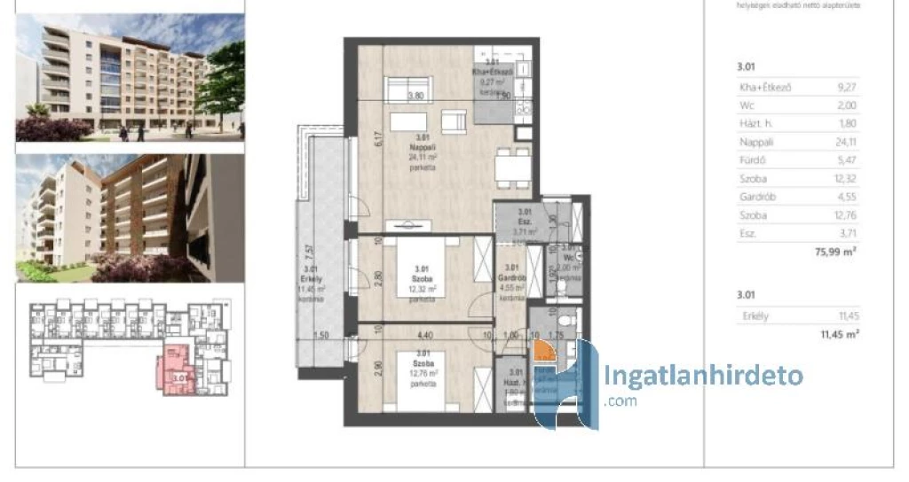 Eladó téglalakás, Budapest XIII. kerület, Angyalföld, Lehel utca