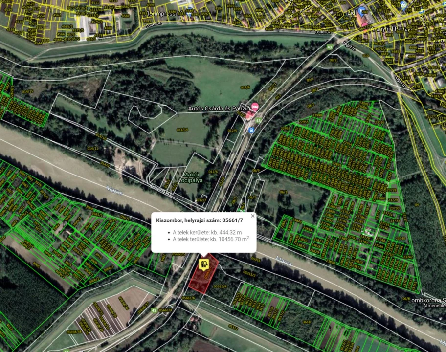 Eladó erdő, Kiszombor