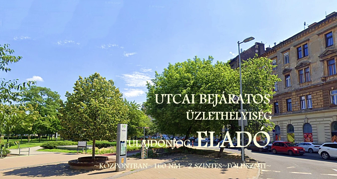 For sale store, Budapest VIII. kerület, II. János Pál pápa tér