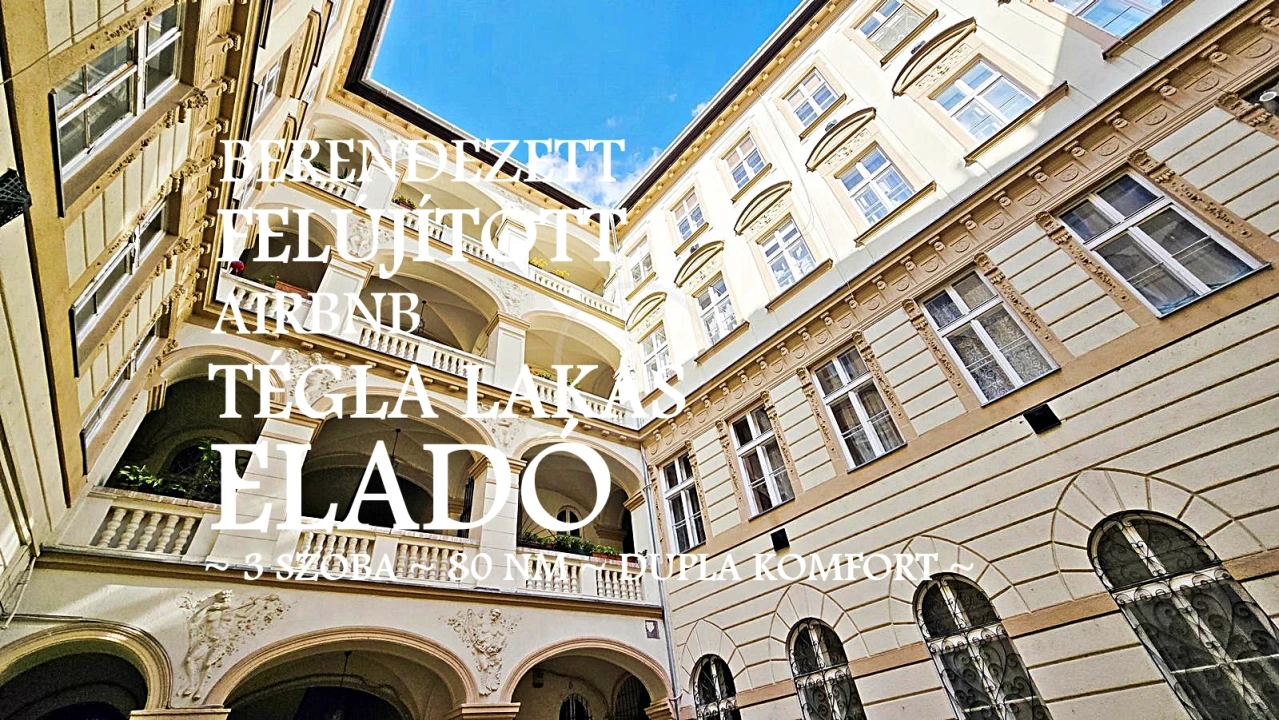 Eladó téglalakás, Budapest IX. kerület, Lónyay utca