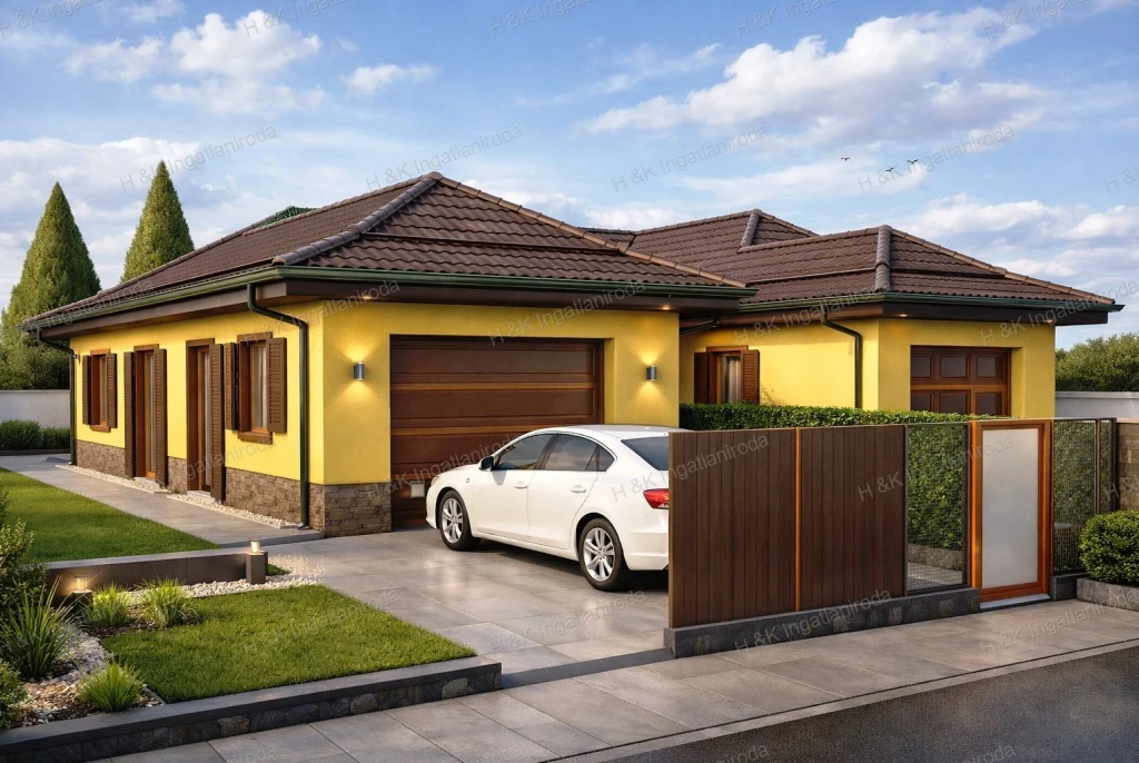 4657/2: Új építésű, garázsos ikerházi lakás eladó Fóton!