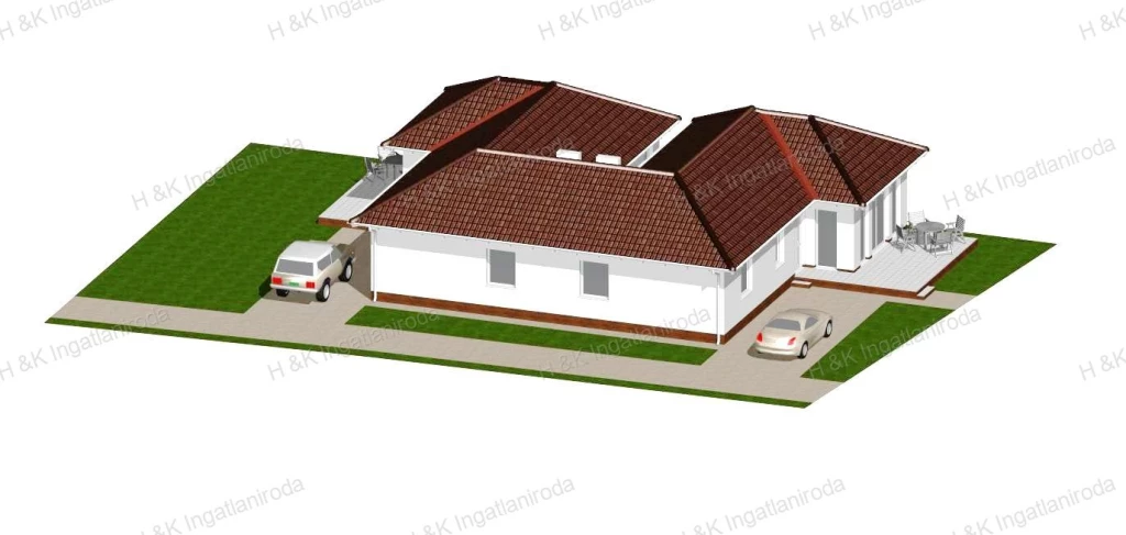 4634/1: Földszintes ikerház mindkét fele eladó Vácrátóton!