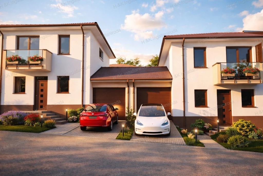 4639/A1: Fót legújabb, panorámás lakóparkjában épülő, ikerházak eladók!!