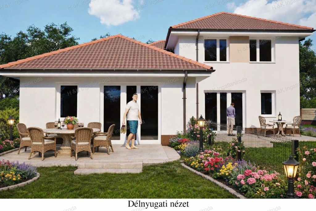 4622/6f: Nappali + 3 szobás, új építésű, földszintes ikerházi lakás Vácrátóton!