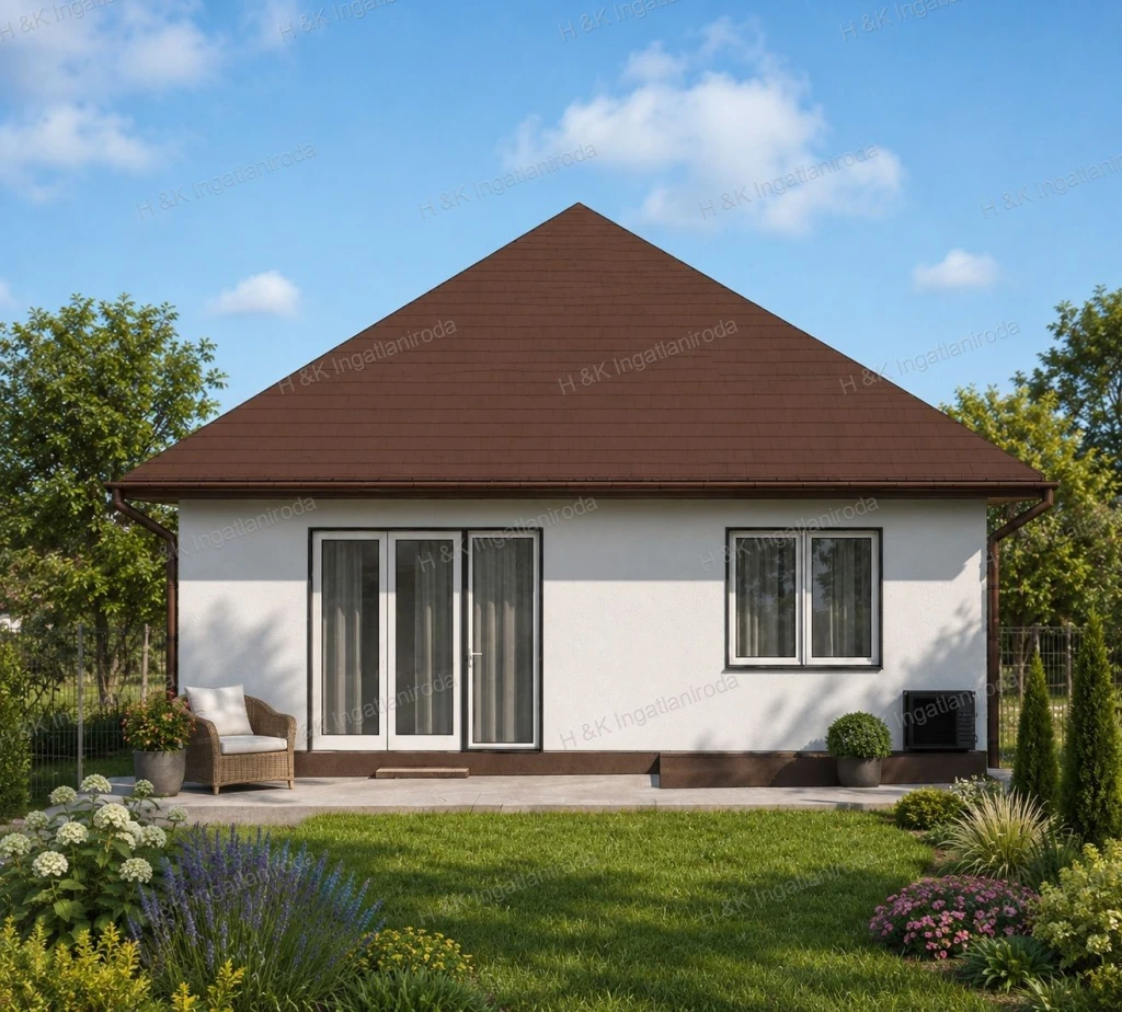 4701: Új építésű, földszintes családi ház Csörögön, 123 m² lakótérrel, 811 m²-es telken