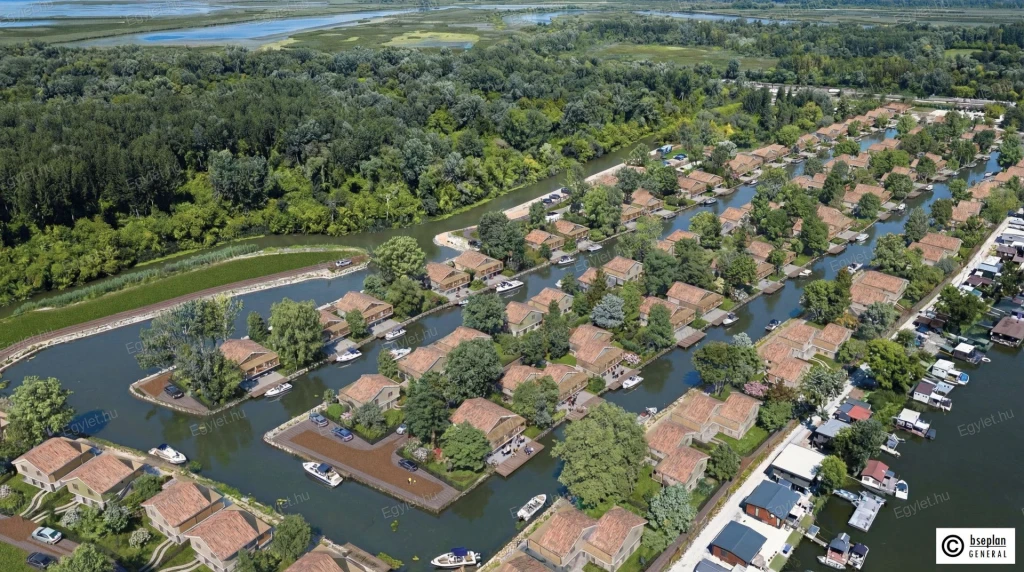 Összközműves,közvetlen vízparti telkek a Tisza-tónál