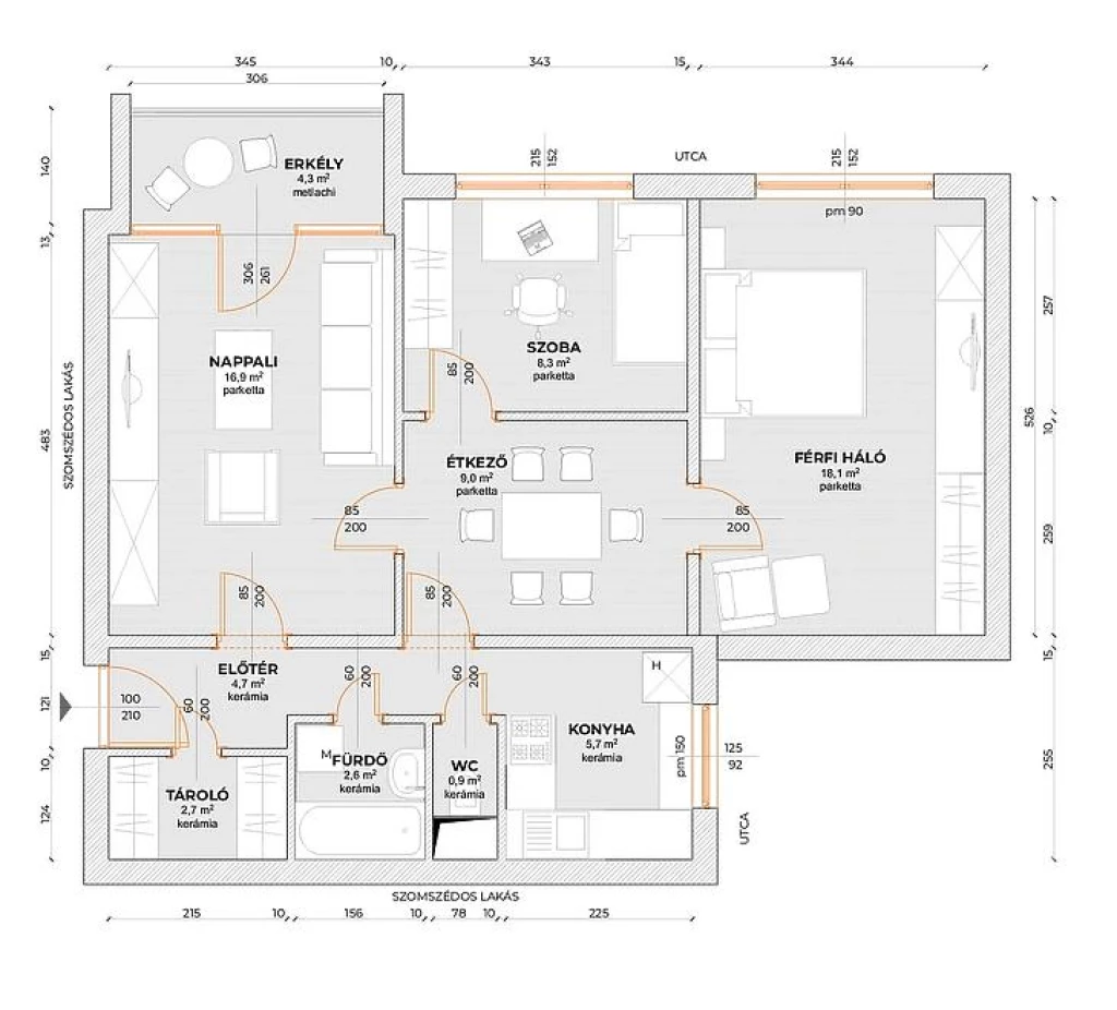 For sale panel flat, Dunakeszi