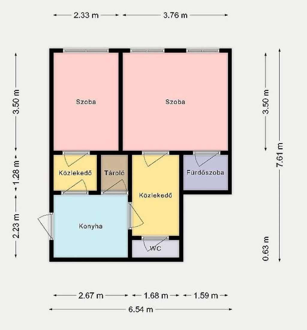 Eladó téglalakás, Budapest X. kerület, Laposdűlő