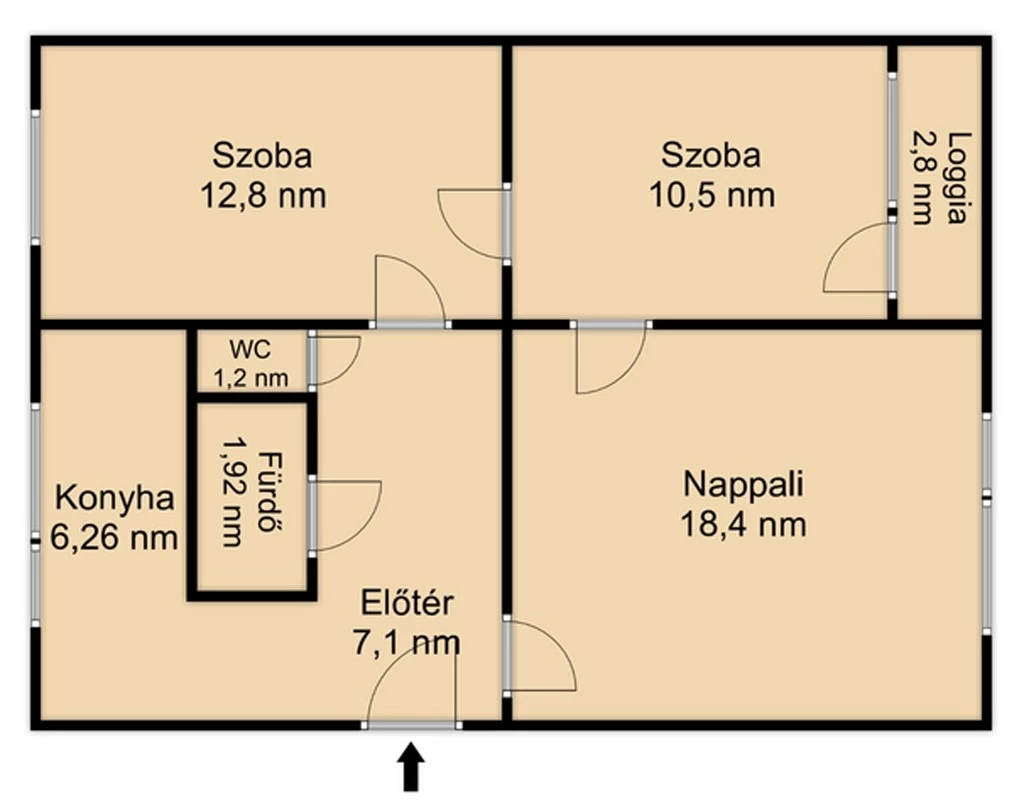 For sale panel flat, Budapest XV. kerület, Újpalota