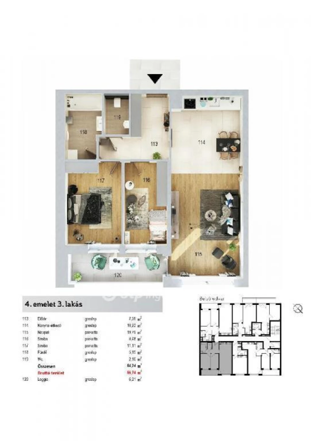 For sale brick flat, Budapest XIV. kerület