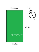 For sale building plot, Nagytarcsa