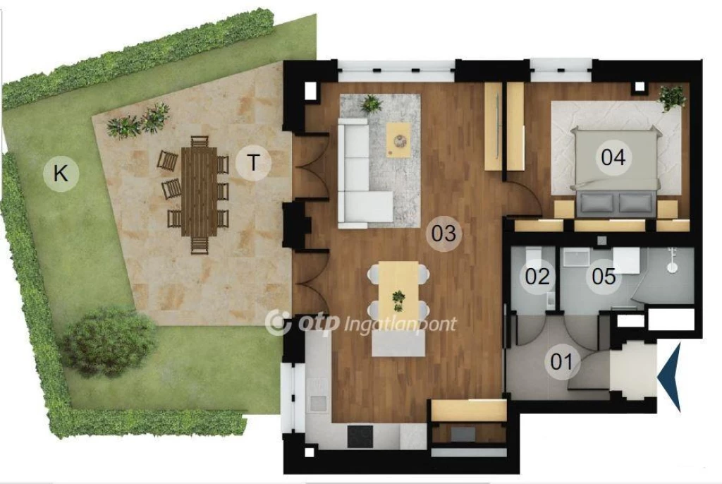 For sale brick flat, Budapest XII. kerület