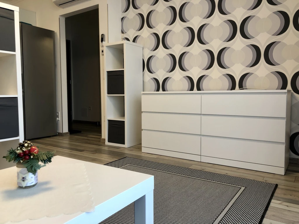 Győr-Szabadhegyen nappali + 1 szobás, erkélyes vadonatúj lakás bútorozottan kiadó