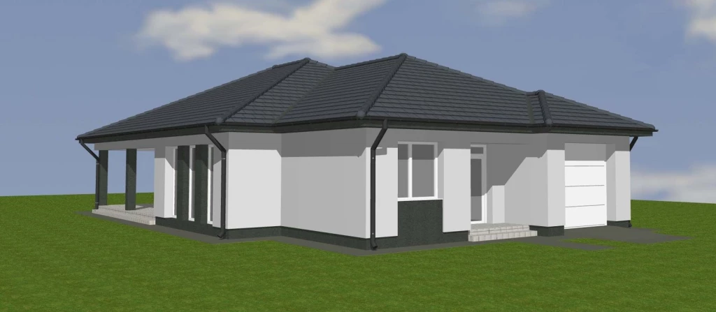 NYÍREGYHÁZA KISTELEKISZŐLŐBEN ÖNÁLLÓ ÚJ ÉPÍTÉSŰ 157 NM-ES CSALÁDI HÁZ ELADÓ