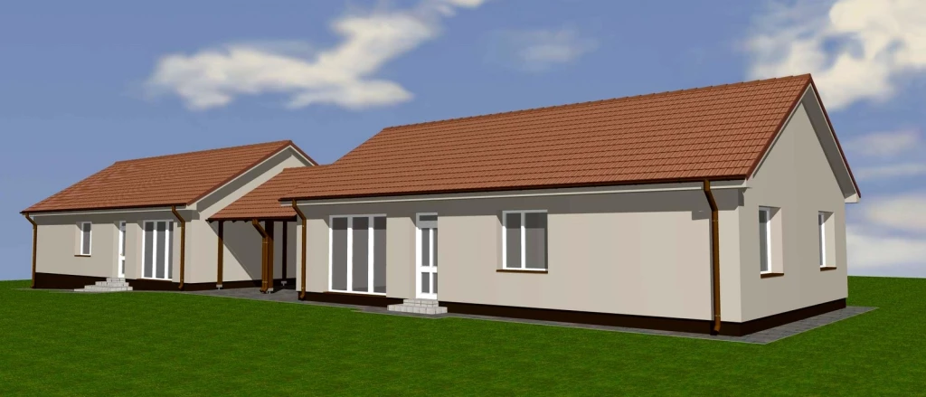 NYÍREGYHÁZA METRÓ ÁRUHÁZ VONZÁSÁBAN ÚJ ÉPÍTÉSŰ IKERHÁZ ELADÓ