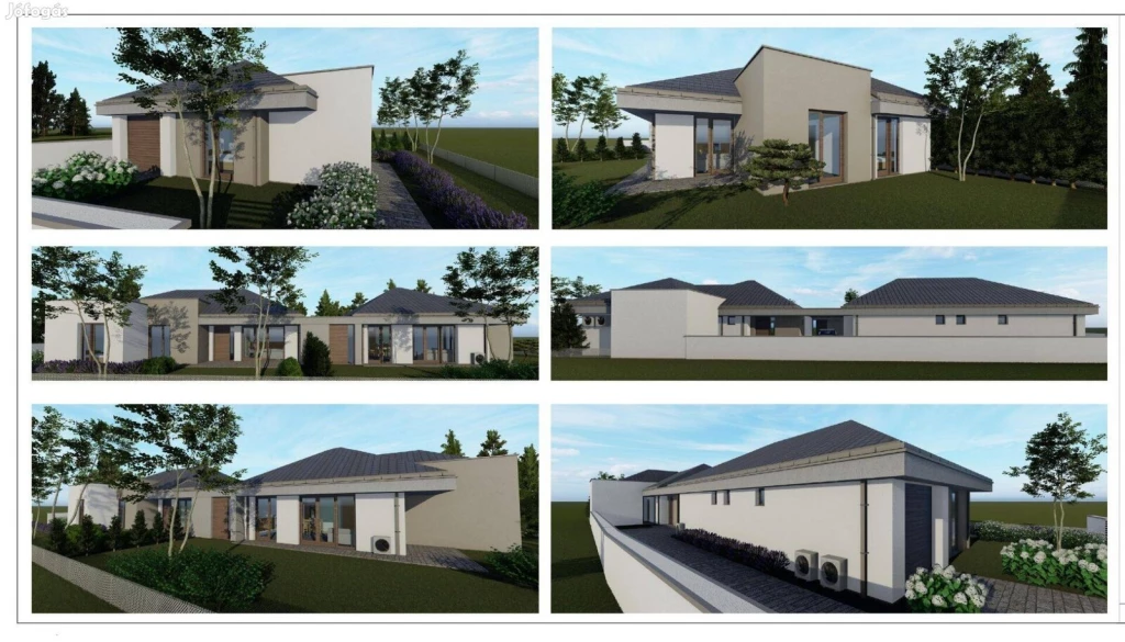 HÍMESBEN ÚJ ÉPÍTÉSŰ N+3 SZOBÁS IKERHÁZ ELADÓ