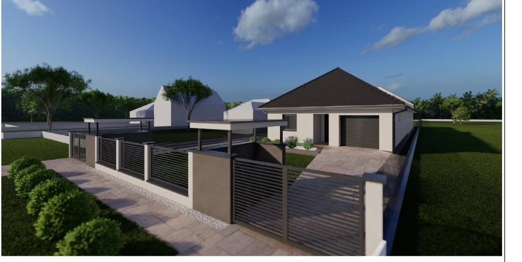 ÚJ ÉPÍTÉSŰ, MODERN CSALÁDI HÁZ NYÍREGYHÁZA NYUGATI VONZÁSKÖRÉBEN