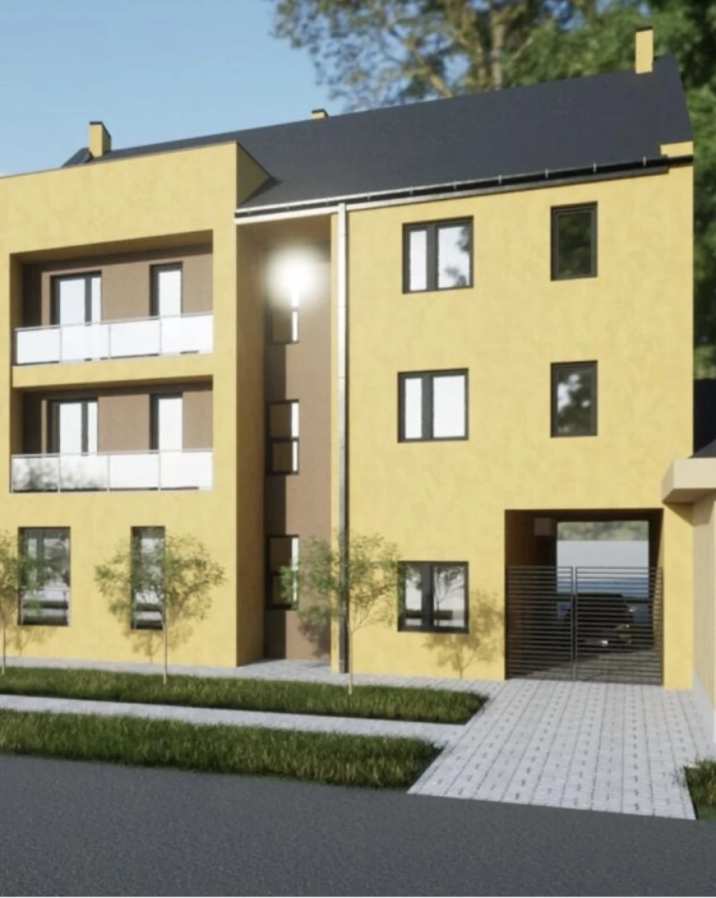 NYÍREGYHÁZA, BELVÁROS KÖZELI ÚJ ÉPÍTÉSŰ ERKÉLYES 37,74 NM-ES LAKÁS ELADÓ