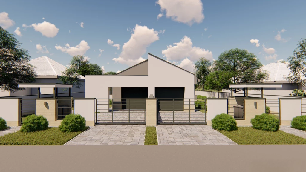 NYÍREGYHÁZA SÁGVÁRI KERTVÁROSBAN ÚJ ÉPÍTÉSŰ IKERHÁZ 450 NM-ES TELEKKEL ELADÓ