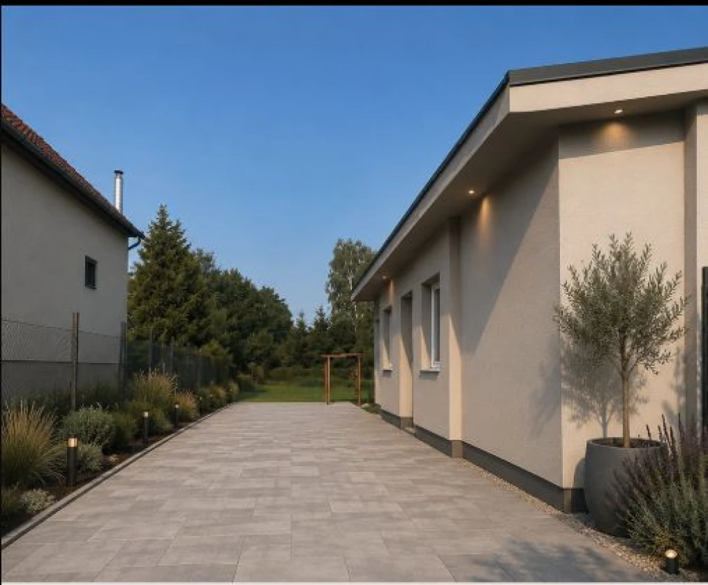 SÓSTÓHEGYEN CSENDES ZSÁKUTCÁBAN ÚJ ÉPÍTÉSŰ 200 NM-ES CSALÁDI HÁZ ELADÓ