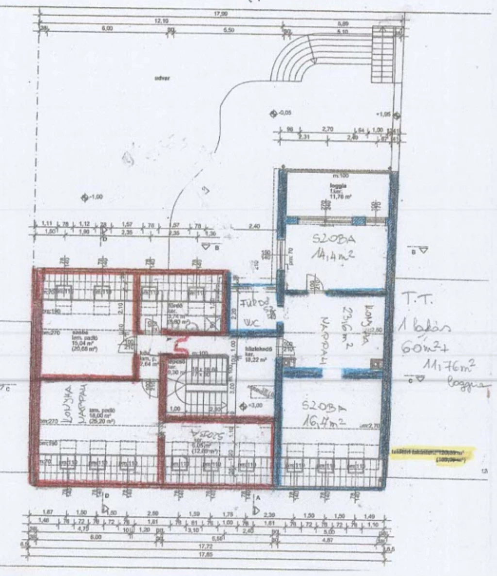 Maklári Hóstyán  64 + 14  nm-es modern lakás eladó. 20-ö751413