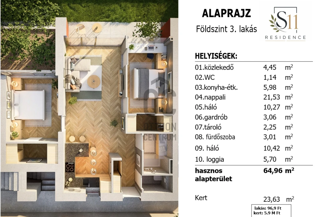 Eladó téglalakás, Debrecen, Csapókert