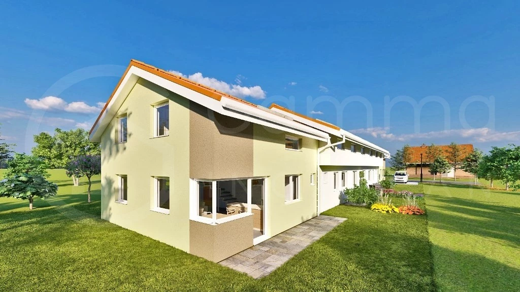 Eladásra kínálunk Miskolc – Martinkertvárosban a Tisza utcában egy újonnan épülő, 4 lakásos társasházban található, bruttó 97 m2-es, kertkapcsolatos 2 szintes sorházi lakást