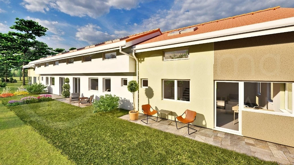 MODERN KÉNYELEM ÉS ALACSONY REZSI MARTIN-KERTVÁROSBAN!Eladó újépítésű 2 szintes bruttó 97m2-es sorházi lakás.