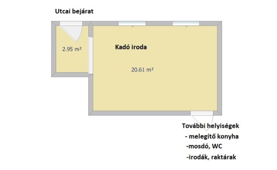 For rent immediate office, Mosonmagyaróvár