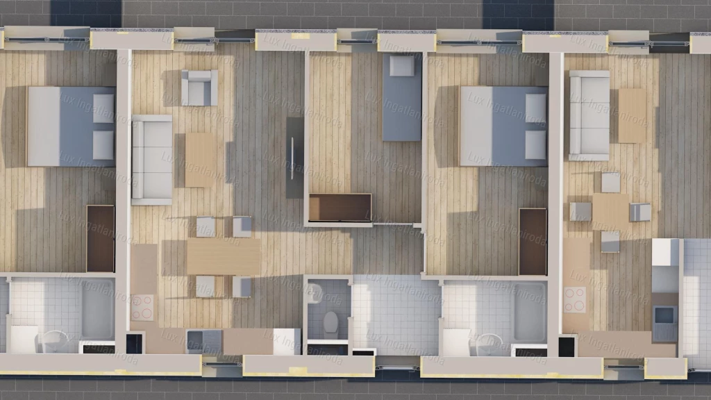 For sale brick flat, Oroszlány