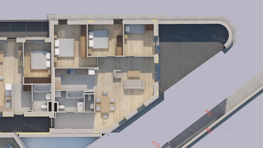 For sale brick flat, Oroszlány