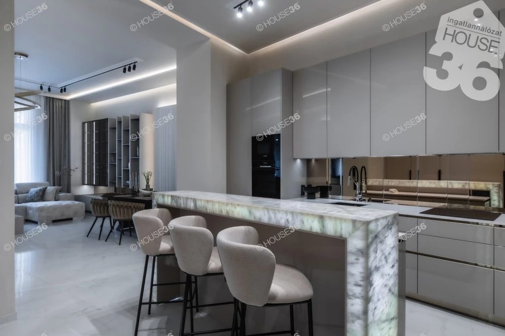 *Luxusingatlan Budapest leghíresebb bevásárlóövezetében*