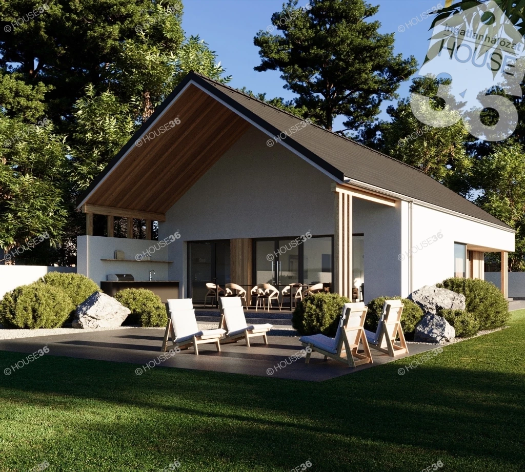 Eladó ÚJ Nappali + 3 szobás családi ház!