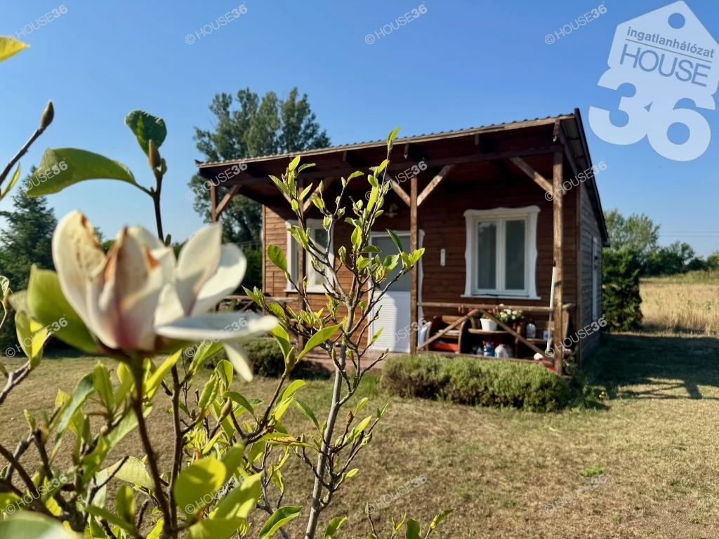 Eladó hangulatos kis lakóház nagy területen zöldövezetben!
