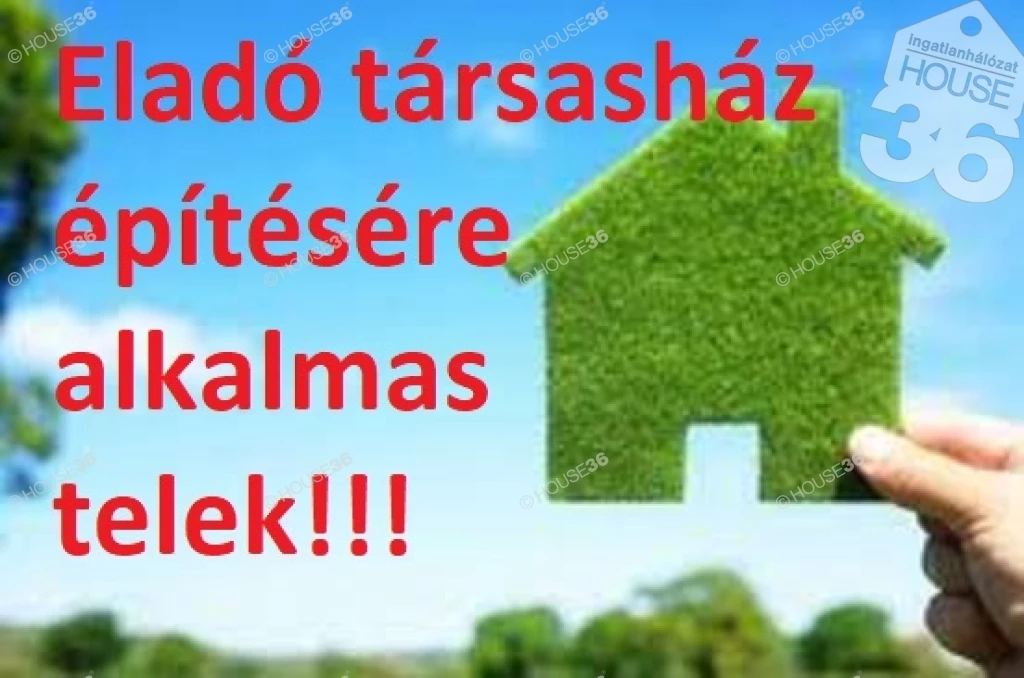 Befektetők figyelem!!!Hollandfaluban társasház építésére alkalmas telek Eladó!!!
