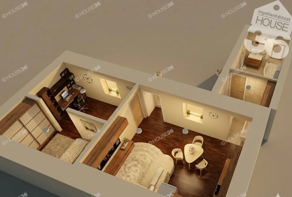 Teljeskörűen felújított kertes ház eladó Kecskeméten!