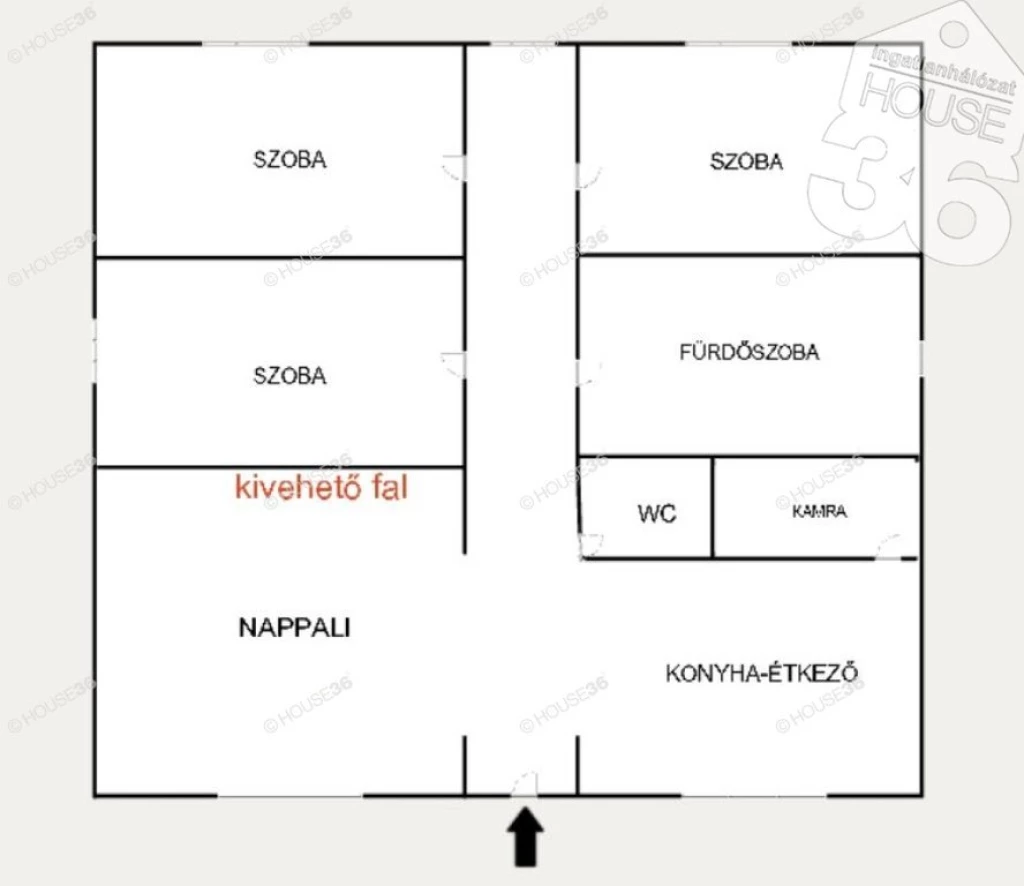 Lajosmizsén nappali + 3 szobás családi ház eladó!