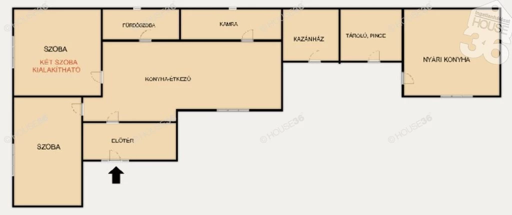 Eladó téglaépítésű családi ház – bővítési lehetőséggel!