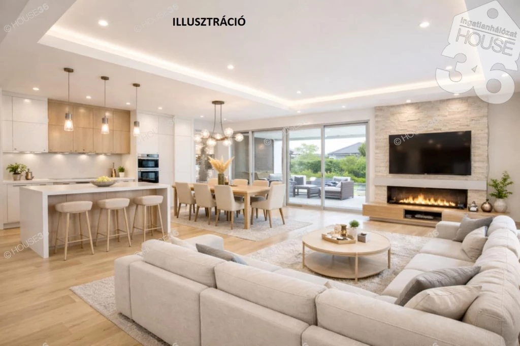 Nappali + 3 szobás új építésű családi ház Városföldön - 2026-os átadással!
