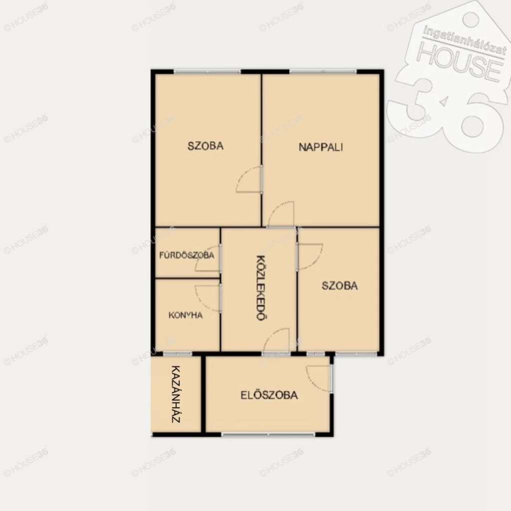 Kiváló elosztású, tágas tégla ház Faddon, nagy telekkel eladó!